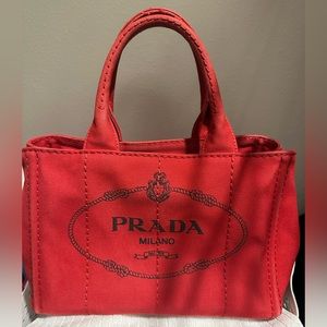 Prada Canapa Tote Bag